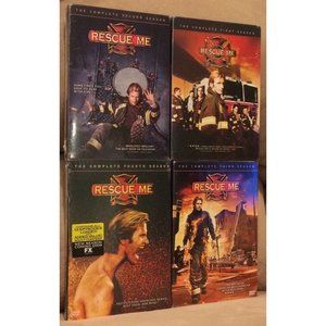 RESCUE ME DVD Lot Seasons 1-4 BRAND NEW & SEALED Denis Leary
